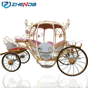 Princess Luxury Horse Cart Stylish Carriage Pumpkin Wedding Horse Carriage\romantic Horse Carriage - Product Image 5