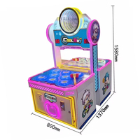 Machine de jeu de frappe pour enfants Cool Boy, qualité supérieure, Hamster/Cafard, en métal, acrylique et plastique, lumière LED 230W, garantie 1 an, pour le shopping