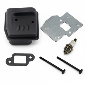 Set Completo per Motosega MS250 D0100HXJEAJ 025: Silenziatore, Piastra di Raffreddamento, Bullone, Guarnizione, Candela - Product Image 2