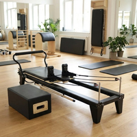 Système de corde à barre mobile à rétraction automatique pour entraînement de base professionnel pour femmes, équipement de Pilates commercial en aluminium, Reformer Pilates