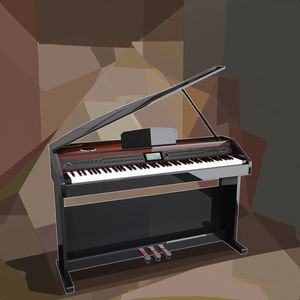 Piano de Cola Profesional Lacado al por Mayor, <span class=keywords><strong>88</strong></span> <span class=keywords><strong>Teclas</strong></span>, Martillo Pesado, Piano Digital Eléctrico Musical - Product Image 4