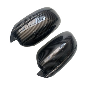 Coques de rétroviseurs en fibre de carbone noir brillant imprimées par transfert d'eau pour Dodge Challenger 2011-2021, ensemble complet - Product Image 5