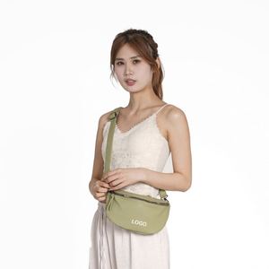 Bolsos de pecho de cuero para mujer al por mayor de alta calidad, riñoneras personalizadas, bolsos cruzados de cintura para mujer - Product Image 5