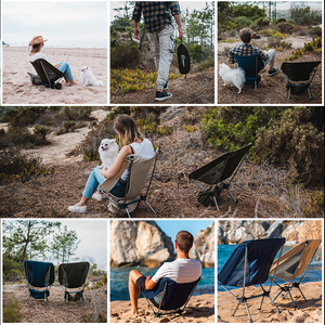 Silla Plegable de Diseño Moderno Personalizada para Picnic y Camping, Silla Plegable de Playa para Exteriores, Parque y Camping - Product Image 6