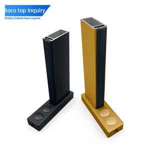 Cổ Hợp kim nhôm quần áo đường sắt đồ nội thất tủ quần áo treo đường ray tủ quần áo ống và que - Product Image 6