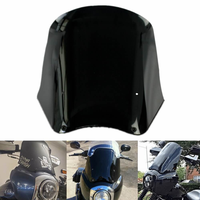 Kit pare-brise carénage de phare fumé 15 "pour moto Harley Dyna Super Glide FXDXT Street Bob FXBB FXR FXDB Style Club