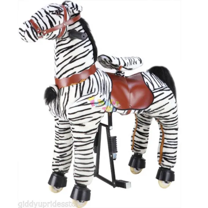 Divertimento CE walking pony giocattolo in legno cavallo a dondolo giocattolo pony meccanico in vendita