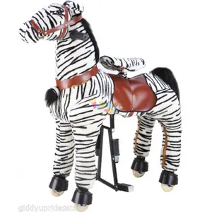Enjoyment CE walking pony toy wooden rocking horse toy mechanical pony toy for sale