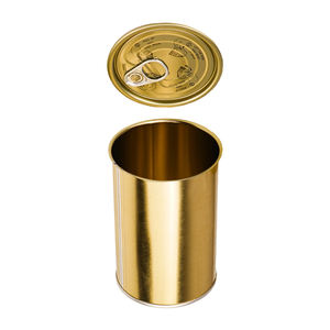 मांस के डिब्बे के लिए कस्टम फूड ग्रेड सील राउंड टिनप्लेट डिब्बे समुद्री भोजन डिब्बाबंद पालतू जानवरों के लिए आसान खुले पालतू धातु के डिब्बे चाय - Product Image 1