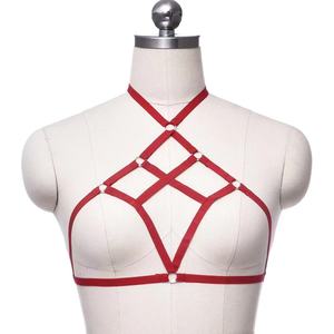 Reggiseno a Cinghia di Alta Qualità, Lingerie Sexy Traforata, Reggiseno con Cintura alla Moda per Donne, Top Corto Traforato Regolabile - Product Image 6