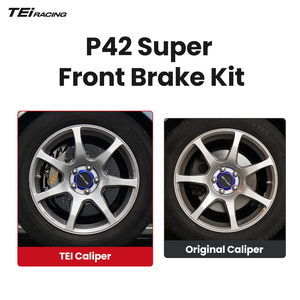 Kit <span class=keywords><strong>de</strong></span> freinage avant <span class=keywords><strong>de</strong></span> course TEI P42 SUPER, étrier forgé à 4 pistons, rotor 296*24mm, BBK pour Honda Fit/Jazz City Grace GE8 GK5 GR9 - Product Image 5