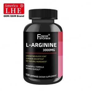 Suplemento de L-Arginina de Alta Calidad, 150 Cápsulas, Apoyo Muscular, Mayor Fuerza para Adultos, Cápsulas de L-Arginina - Product Image 1