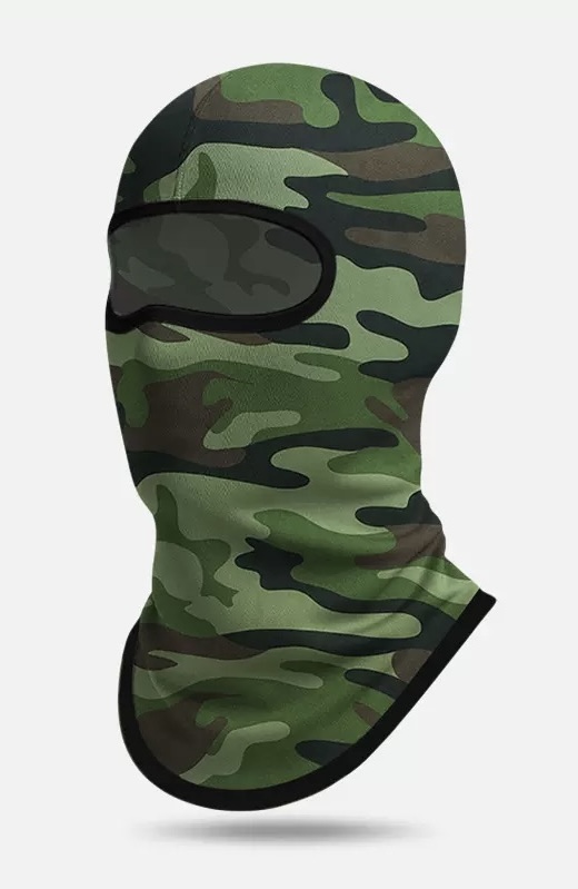 Masque vert camouflage