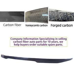 สปอยเลอร์หลังรถสปอยเลอร์คาร์บอนไฟเบอร์ F90สำหรับ5ชุด G38 G30 & M5สไตล์ CS 2016-2023 - Product Image 4