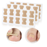 50 pcs Correction Des Ongles Incarnés Doux Respirant Sate Correction Des Ongles Soins Correction Des Ongles Autocollants Orteil Correcteur Des Ongles