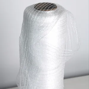 China trade 23 micron perforated stretch film breathable pallet wrap netting film with holes hand grade pallet netting