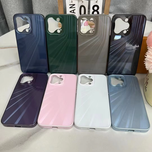 New Hot-selling AG Phone Back Cover <strong>Second</strong> Change 16 Light Oil 2 in 1 Dazzling Solid Color Mobile Phone Cover for <strong>Iphone</strong> 16 <strong>15</strong> - Product Image 1