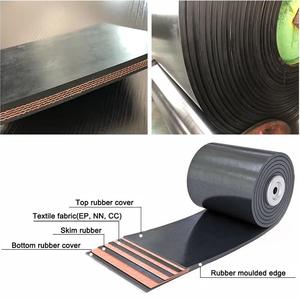 Taş ocağı konveyör bant ağır kauçuk EP kumaş kum 1000 kırıcı uygulamaları için çakıl taşı mm genişlik - Product Image 4