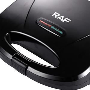 RAF 750W <span class=keywords><strong>Sandwichera</strong></span> eléctrica Tostadora Grill Compacto Durable Placas antiadherentes Calefacción de doble cara para desayunos creativos - Product Image 4