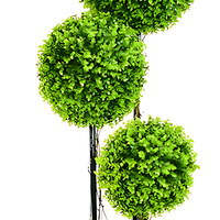 Le plus récent 120cm en plastique maison jardin décor buis boule topiaire arbre bonsaï plante arbre boule artificielle arbre topiaire