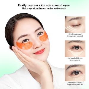 Vente à chaud Soins de la peau Vegan Hydrogel Eye Patch OEM Collagène Cristal Gel Pads <span class=keywords><strong>Anti</strong></span>-Rides <span class=keywords><strong>Cernes</strong></span> Soulagement Vitamine C Extrait - Product Image 2