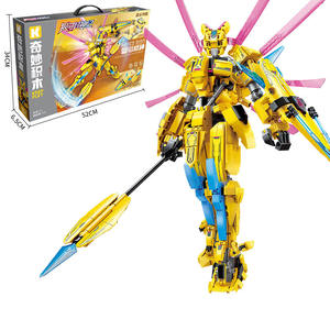 Blocs de construction Keeppley, robot articulé blindé mecha, jouet de personnage d'anime, mini modèle magique, briques d'assemblage, série de collection - Product Image 1