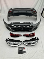 Nuevo Kit de Carrocería Completo de Alta Calidad para Audi A4 S4 B9 2017-2019, Parachoques Delanteros/Traseros, Faros Delanteros, Instalación Fácil con Tornillos, 6 Meses de Garantía