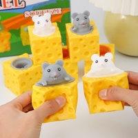 Nouveau produit : Souris en fromage moelleuse, jouets amusants en forme de fromage, jouets moelleux Kawaii pour enfants