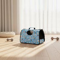 Sac de transport pliable tout-en-un pour animaux de compagnie (chiens et chats) en nylon rigide et respirant, capacité 5 kg, pour l'extérieur