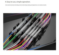 Funda Termocontraíble de Fibra Óptica de 60 mm de Longitud para Fusionadora, Utilizada en Cables de Fibra Óptica FTTH, Tubo Termocontraíble para Empalmes