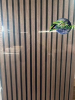 Panneaux acoustiques muraux en bois MDF au design moderne, insonorisants, imperméables, ignifuges, écologiques, design 3D pour chambre à coucher