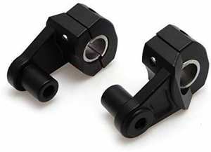 Elevadores de abrazadera de manillar 2 "Raise Black <span class=keywords><strong>7</strong></span>/8" o 1 1/8 "Montaje de manillar a abrazadera de vástago de <span class=keywords><strong>7</strong></span>/8" para Kawasaki BMW Ducati <span class=keywords><strong>Honda</strong></span> Yamaha - Product Image 2