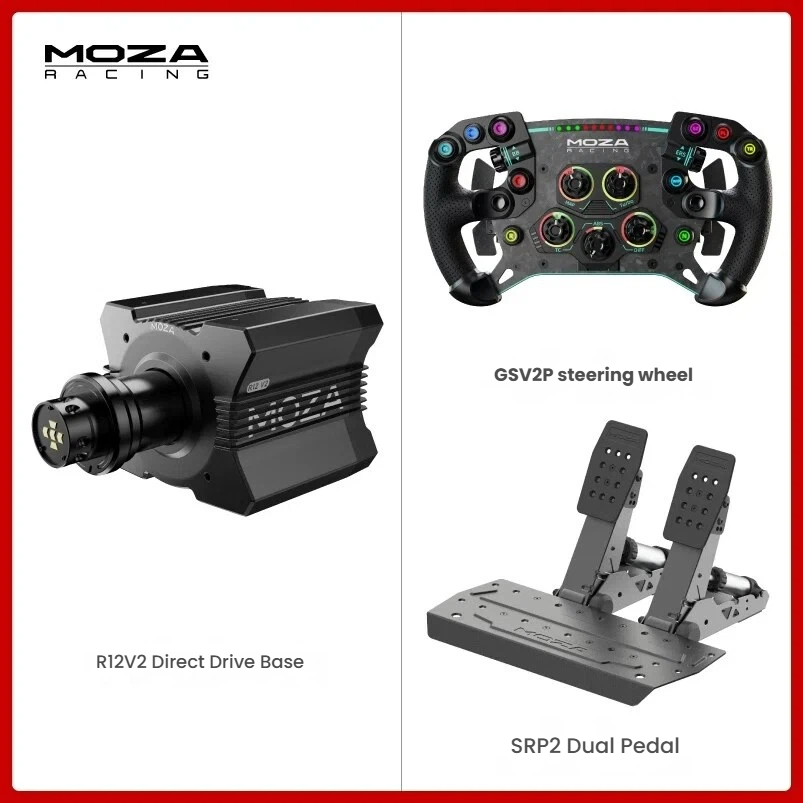 Black-R12 V2 + GS V2P + SRP2 แป้นเหยียบ 2 ชิ้น