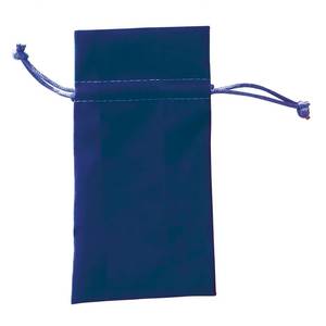 Petit sac rectangulaire en velours suédé 65x155, sac à bijoux en tissu avec cordon de serrage, doux et recyclable, pour ranger colliers, stylos, vin, pierres précieuses - Product Image 1