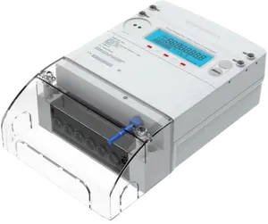 Compteur d'énergie triphasé standard IEC avec communication PLC amovible LoRawan NB WIFI GPRS