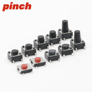 Tactile <b>Switch</b> 6x6mm 4-Pin SMT Button 4.3-13mm High SPST Independent <b>Switches</b> For Electronics - Product Image 3