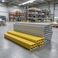 Profilés FRP sur mesure OEM pour usine, profil de fenêtre en polyuréthane FRPU résistant à la corrosion