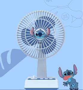 Ventilador Oscilante de Escritorio Mini Personalizable 2025 de 3 Velocidades con Temática Stitch, Venta al por Mayor Disponible para Uso en Dormitorios - Product Image 3