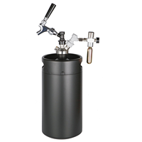 Kit de tonneau en acier inoxydable isolé à double paroi, distributeur de bière domestique portable avec robinet de CO2, kit de bricolage personnalisable