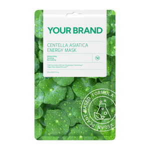 Masque Facial Végétalien Bio à la Centella pour Apaiser et Réparer la Peau – Vente en Gros OEM/ODM, Marque Privée - Product Image 1