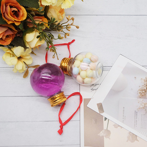 Petites bouteilles <span class=keywords><strong>en</strong></span> plastique festives et mignonnes, motifs d'étoiles de <span class=keywords><strong>sapin</strong></span> de Noël, avec bouchons dorés pour bonbons, petits cadeaux, rangement, fête de Noël - Product Image 6