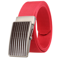 Ceinture en nylon tissée élastique pour homme LY36 23551 1, boucle à rouleau en alliage, logo personnalisé, vente en gros, largeur 35 mm, longueur 120 cm