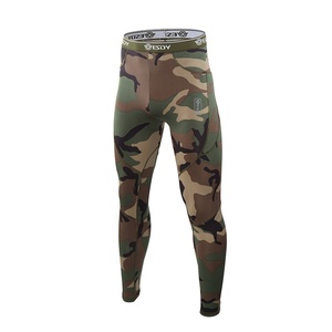 Ensemble de vêtements de sport d'hiver DF ESDY 152 pour hommes, sous-vêtements thermiques en coton mélangé, veste de cyclisme en polaire camouflage, vêtements de fitness extensibles - Product Image 2