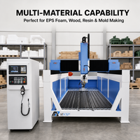 Routeur CNC haute précision MVIP-CNC 2030-5 axes 7 kW pour le bois, la mousse/EPS/XPS