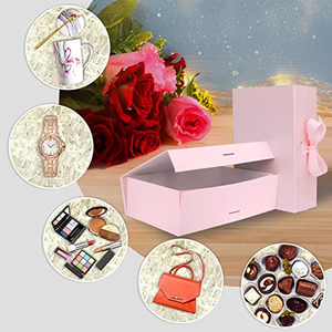 Grandes boîtes en carton pliables avec logo, noires, de luxe, pour emballages cadeaux, rigides, avec couvercle magnétique, pour petites entreprises - Product Image 4