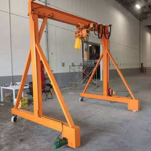 رافعة جسرية محمولة صغيرة قابلة للتعديل بسعة 500 كجم و2 طن مع دوران 360 درجة للتفريغ - Product Image 3