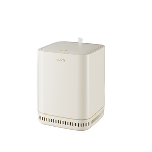 Poubelle rectangulaire à pression d'air avec couvercle à bouton-poussoir pour salon, chambre, salle de bain, grande capacité, utilisation intérieure - Product Image 3