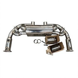 Échappement Cat-Back SS304 pour 991.2 GTS 3.0T 2017-2019, ajustement direct, son profond, course - Product Image 1