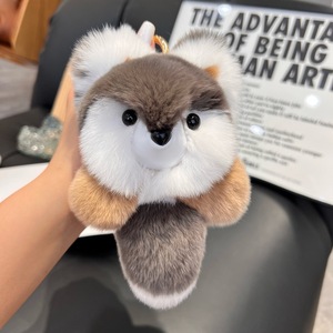 Portachiavi Peluche all'Ingrosso a Forma di <span class=keywords><strong>Volpe</strong></span> <span class=keywords><strong>e</strong></span> Coniglio, Decorazione per Borsa, Regalo per Ragazze, Imbottito in Cotone PP, Tipo Orsetto - Product Image 6