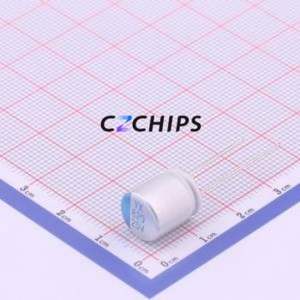 ตัวเก็บประจุแบบแข็ง SPE1EM821G12OL ชนิด Through Hole (THT), ขนาด D10xL12 มม. 820uF 20% 25V 5 มม. - Product Image 1